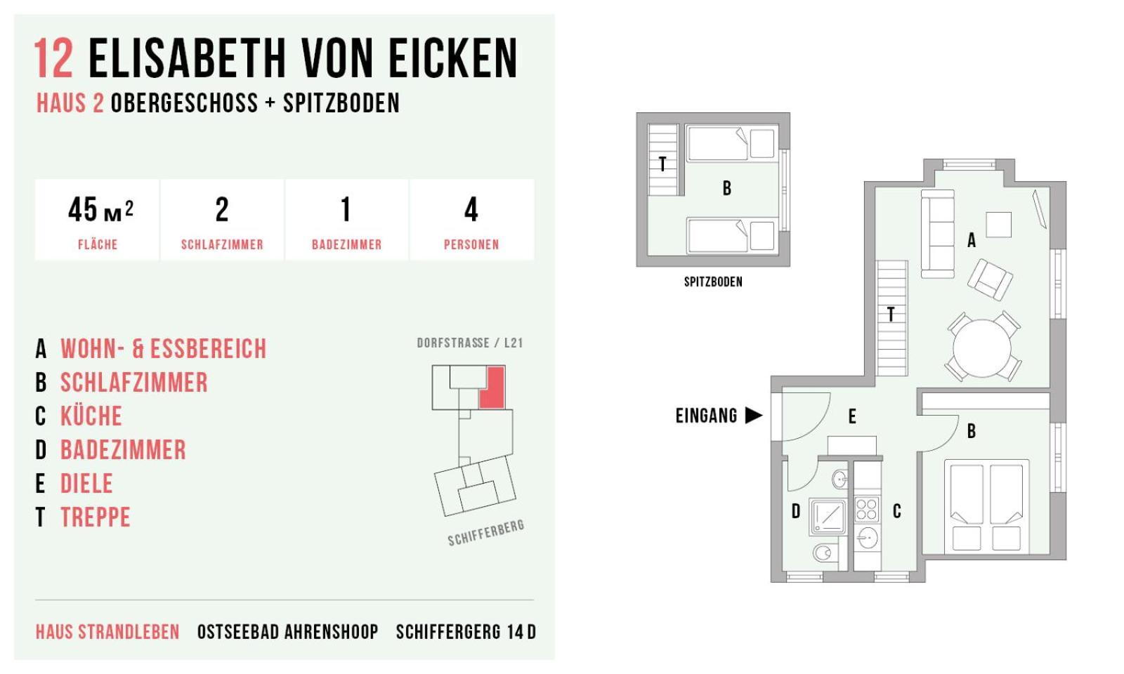 Apartment Strandleben 12 - Elisabeth Von Eicken *